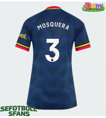 Arsenal Cristhian Mosquera #3 Bortatröja Kvinnor 2026-27 Kortärmad